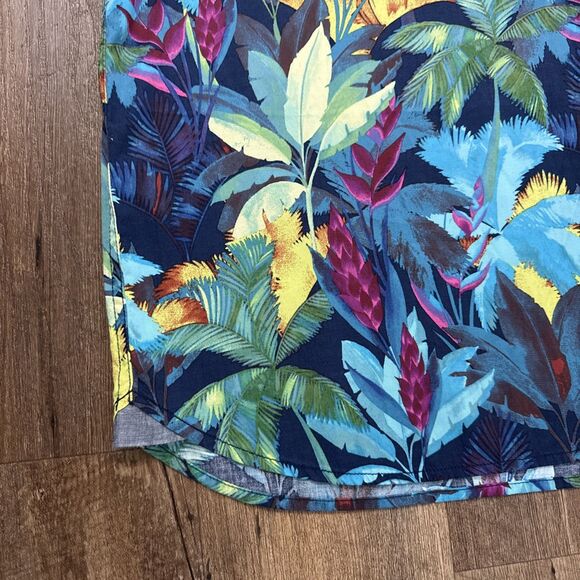 Tommy Bahama Short Sleeve Shirt All Over Print Fuego Palms Rayon Camp Casual XXL - Picture 4 of 15